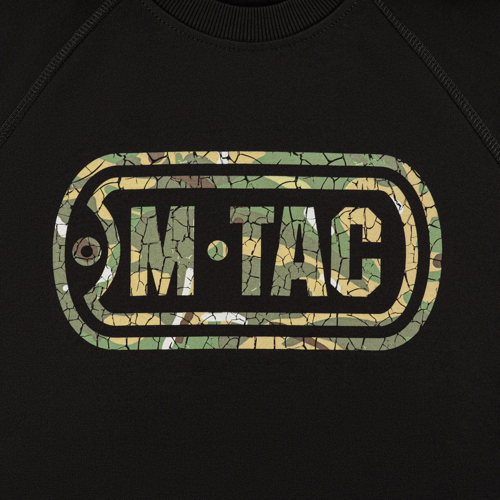 Bluza raglan Logo M-Tac cu imprimeu camuflaj