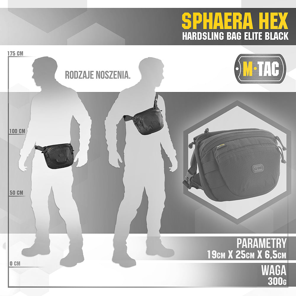 Geanta de umar Sphaera Hex Hardsling M-Tac