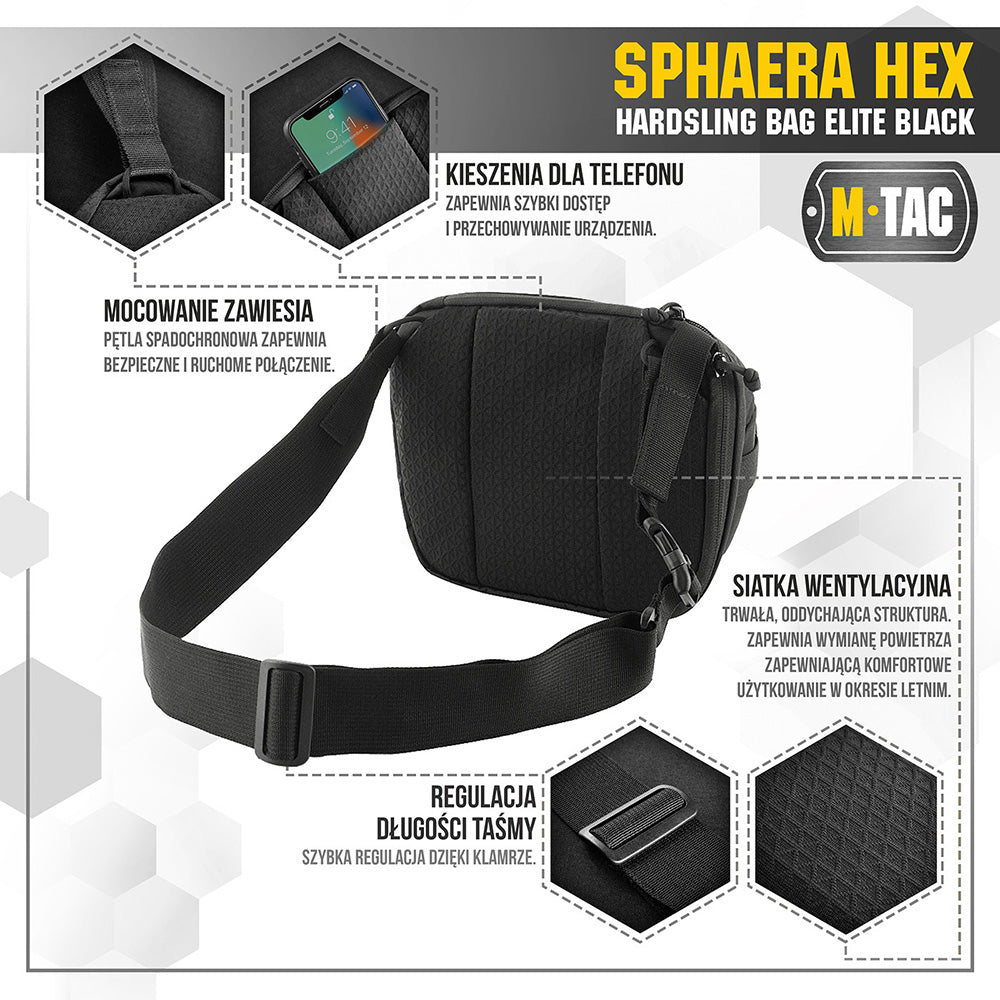 Geanta de umar Sphaera Hex Hardsling M-Tac