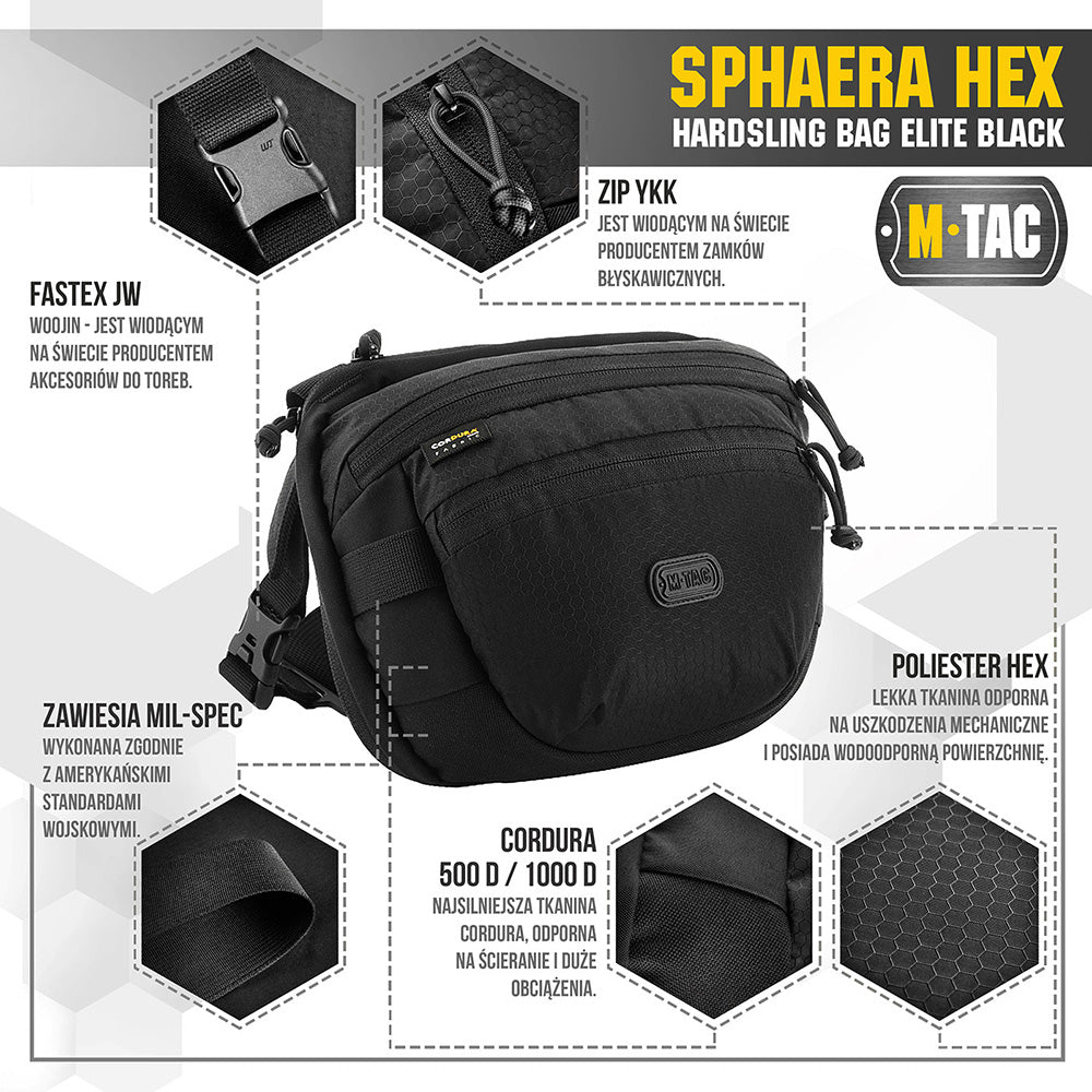 Geanta de umar Sphaera Hex Hardsling M-Tac