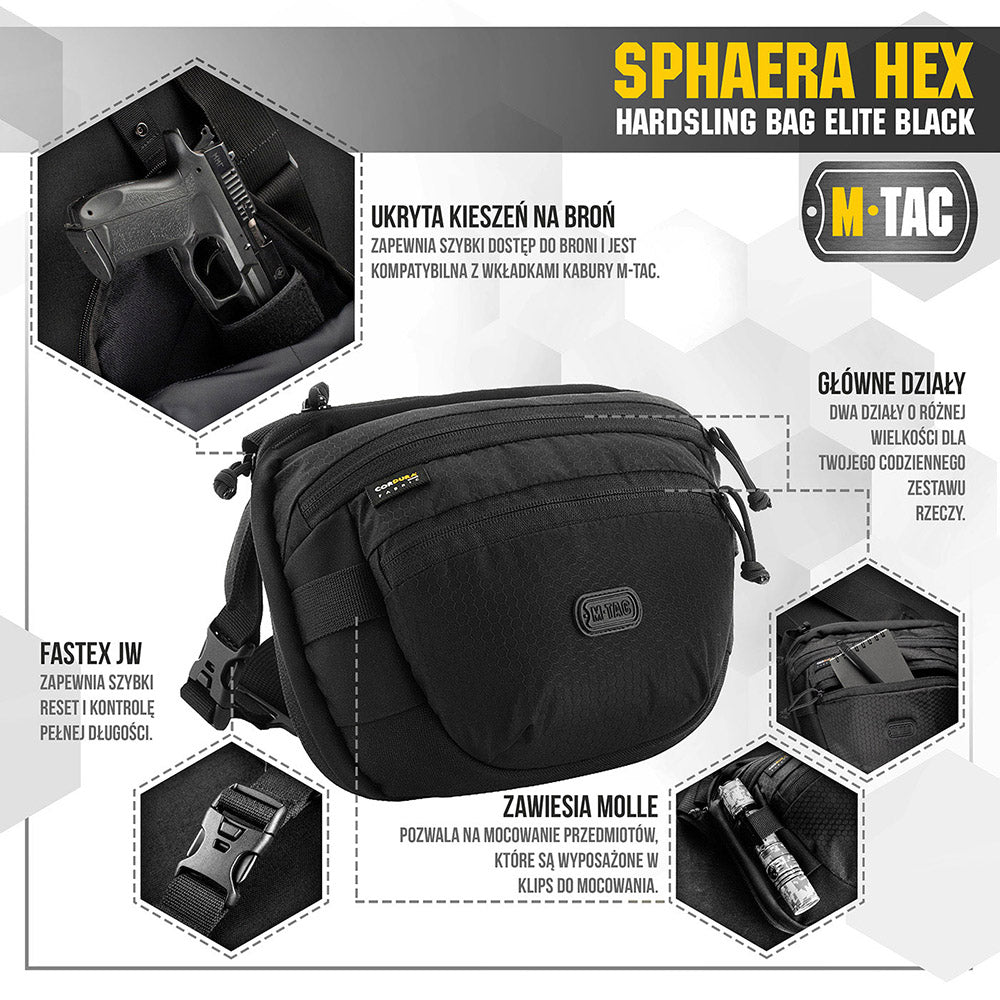 Geanta de umar Sphaera Hex Hardsling M-Tac