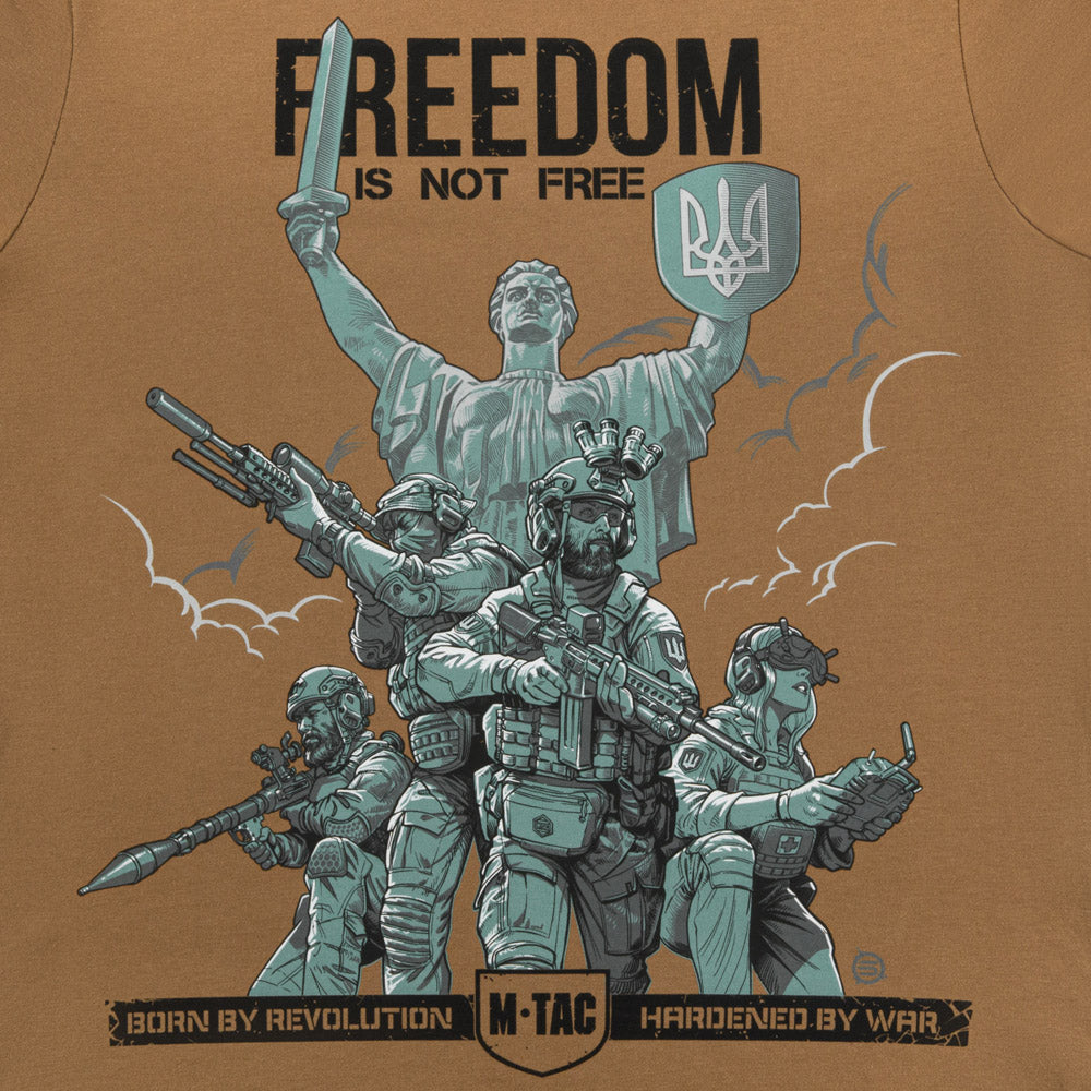 Tricou Freedom cu imprimeu tematic M-Tac