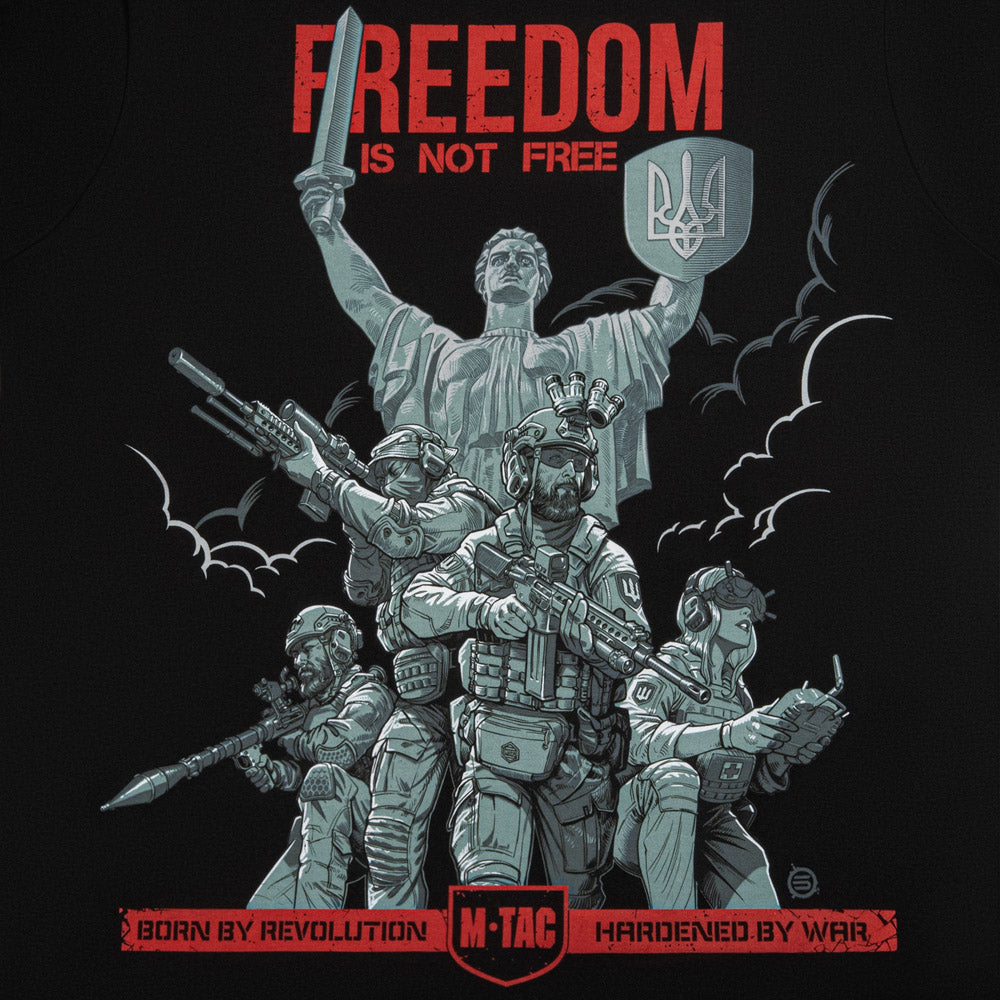 Tricou Freedom cu imprimeu tematic M-Tac