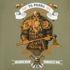 Tricou cu imprimeu Viking Til Valhall M-Tac