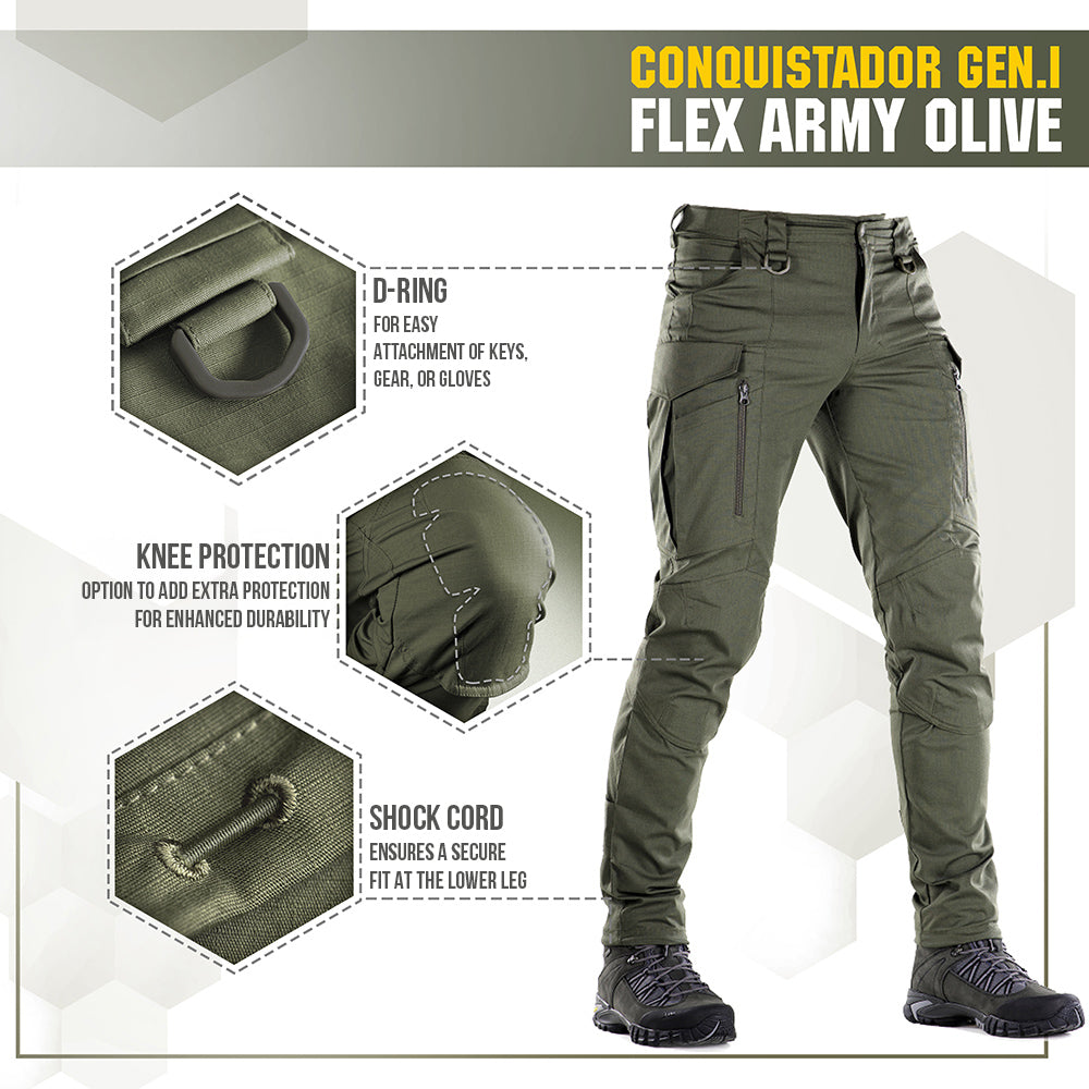Pantaloni tactici Conquistador Gen. I Flex M-Tac