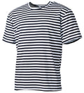 Tricou marinar telnyashka alb-albastru MFH