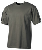 Tricou US cu buzunare pe maneci MFH