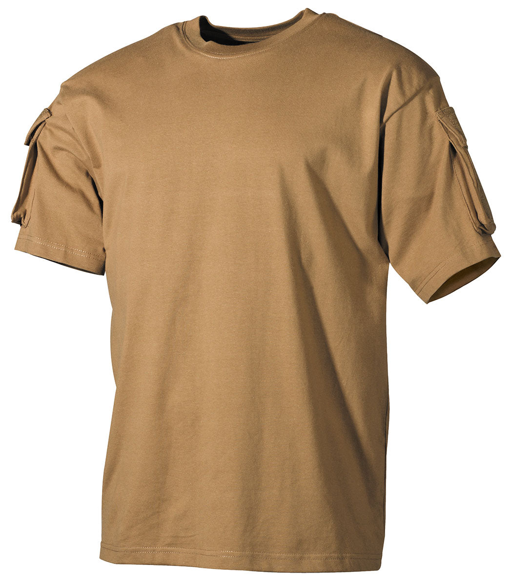 Tricou US cu buzunare pe maneci MFH