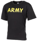 Tricou negru cu imprimeu Army MFH