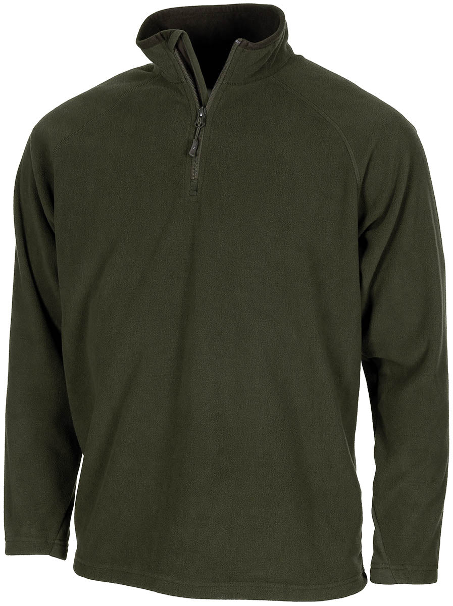 Bluza fleece Troyer microfleece maneca lunga MFH