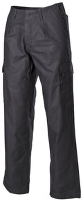 Pantaloni militari BW Moleskin negri masuri mari MFH