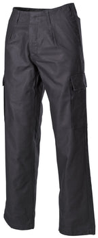 Pantaloni militari BW Moleskin negri masuri mari MFH