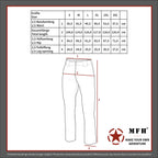 Pantaloni termoactivi Polar MFH cu bretele detasabile