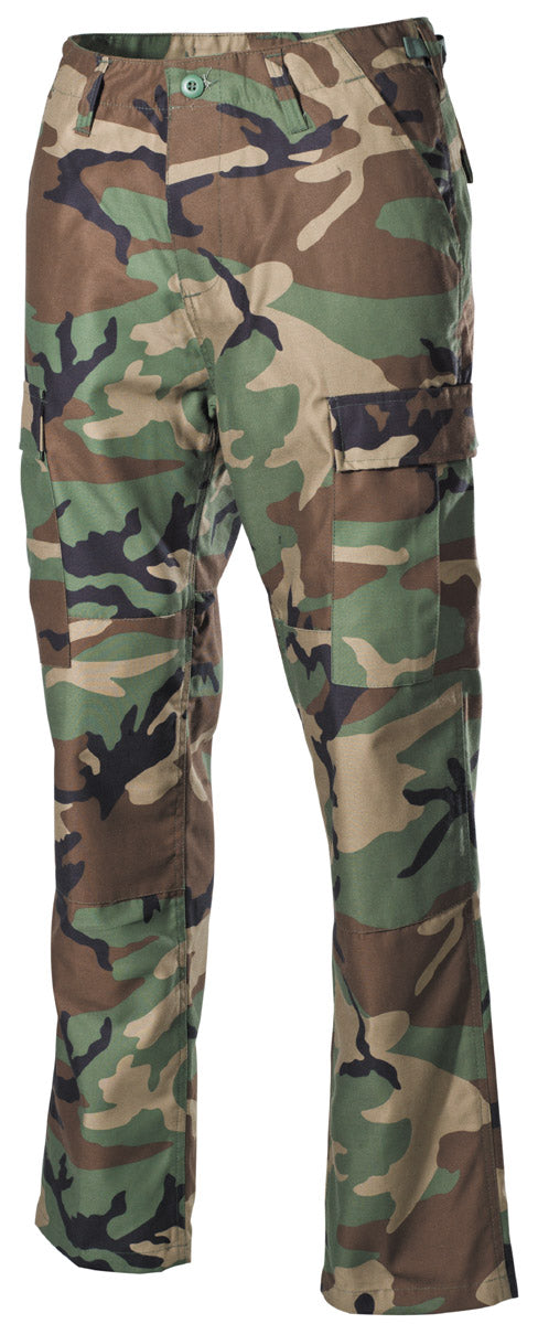 Pantaloni militari US BDU cu genunchi ranforsati MFH