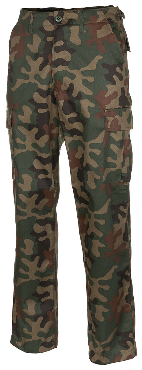 Pantaloni militari US BDU camuflaj polonez MFH