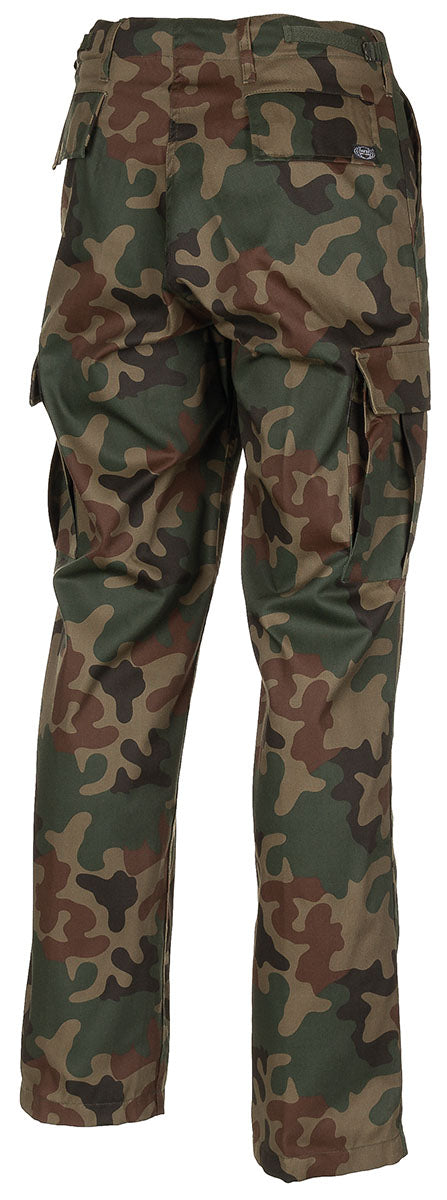 Pantaloni militari US BDU camuflaj polonez MFH