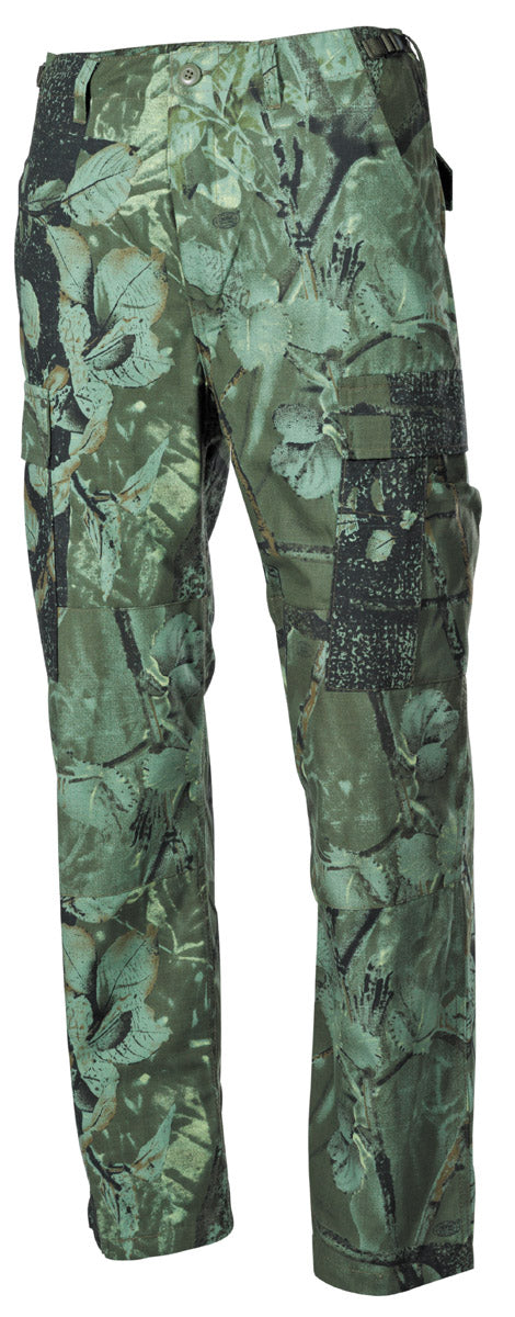 Pantaloni militari US BDU Rip Stop verde vanatoresc MFH