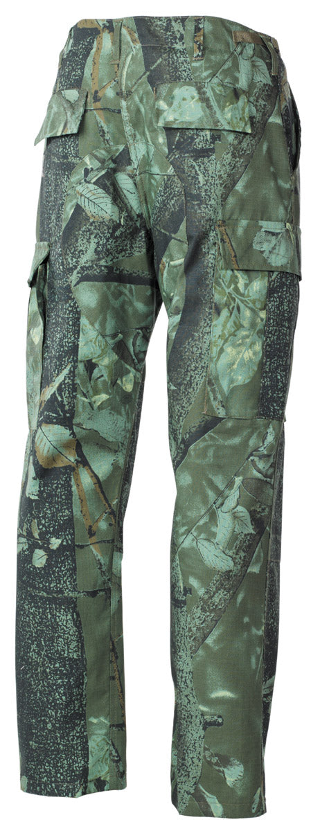 Pantaloni militari US BDU Rip Stop verde vanatoresc MFH