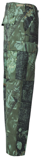 Pantaloni militari US BDU Rip Stop verde vanatoresc MFH