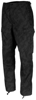 Pantaloni militari US BDU Rip Stop night-camo MFH