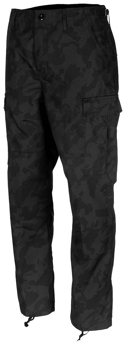 Pantaloni militari US BDU Rip Stop night-camo MFH