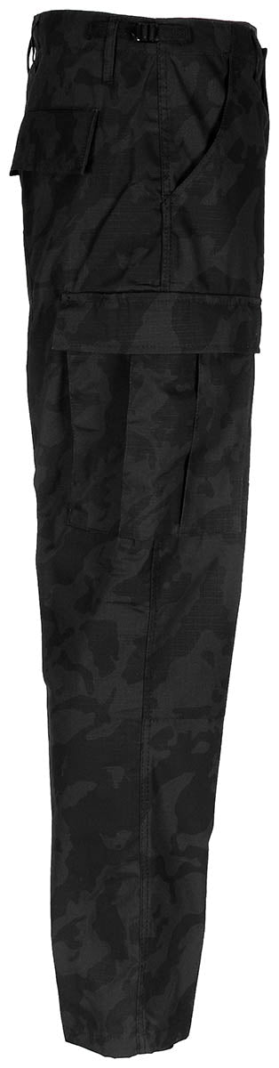 Pantaloni militari US BDU Rip Stop night-camo MFH