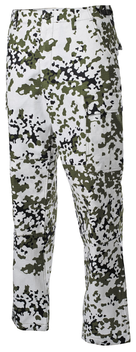 Pantaloni militari US Combat BDU Rip Stop camuflaj zapada MFH