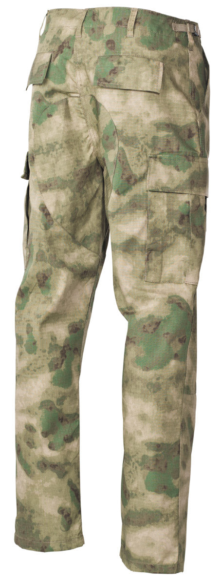 Pantaloni militari BDU Rip Stop HDT-camo FG MFH
