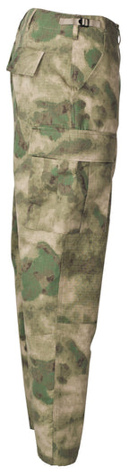 Pantaloni militari BDU Rip Stop HDT-camo FG MFH