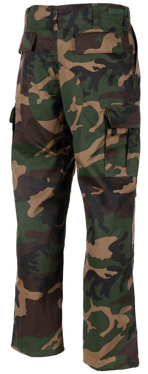 Pantaloni militari BDU US Combat woodland MFH