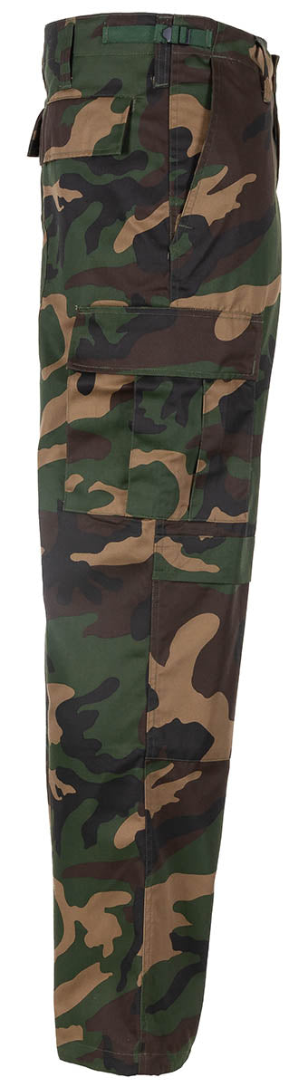 Pantaloni militari BDU US Combat woodland MFH