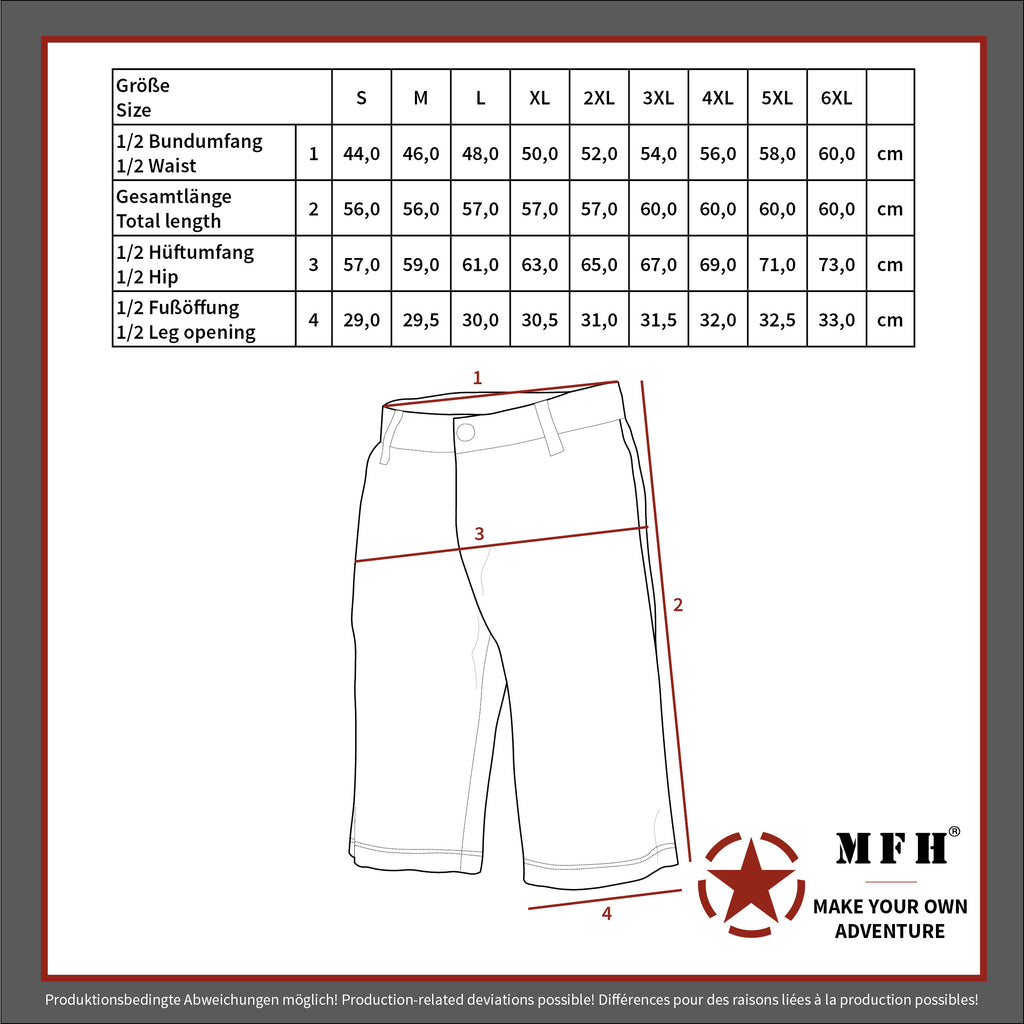 Pantaloni scurti Bermude Combat MFH