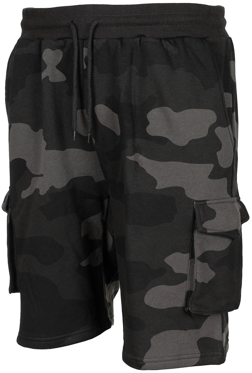 Pantaloni scurti Jogger camuflaj dark MFH
