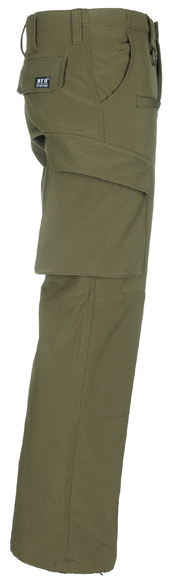 Pantaloni softshell Allround MFH negri impermeabili