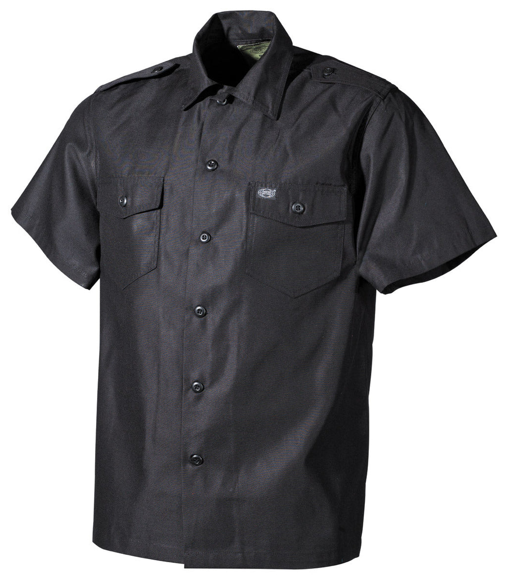 Camasa US cu maneca scurta MFH neagra