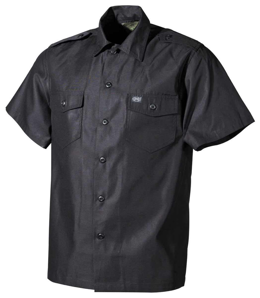 Camasa US cu maneca scurta MFH neagra