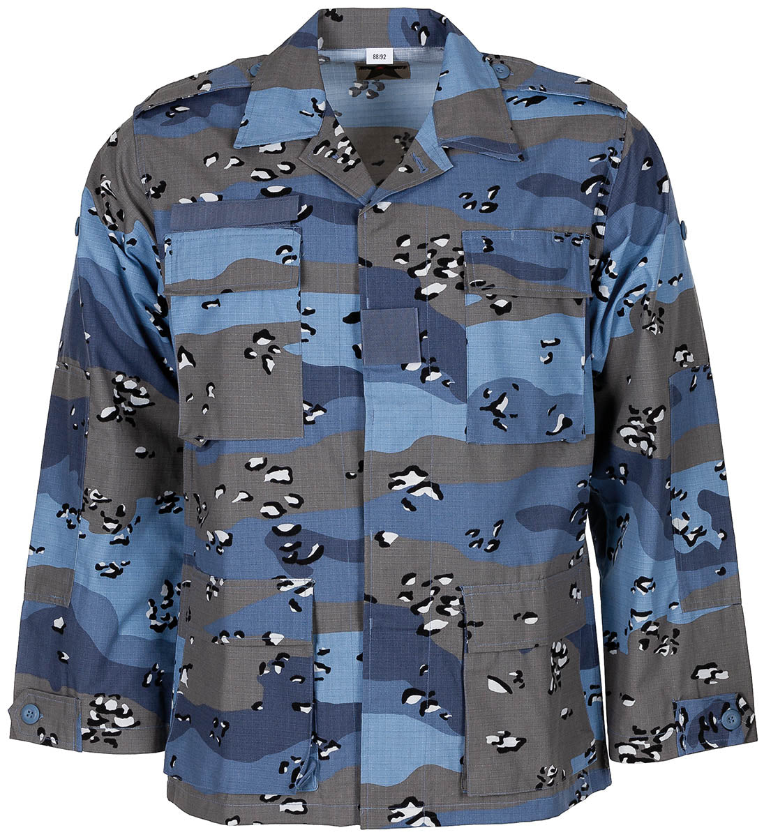 Geaca militara US BDU Rip Stop chocolate chip blue MFH