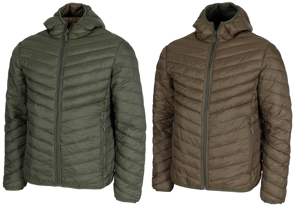 Geaca termica matlasata reversibila OD green/brown MFH