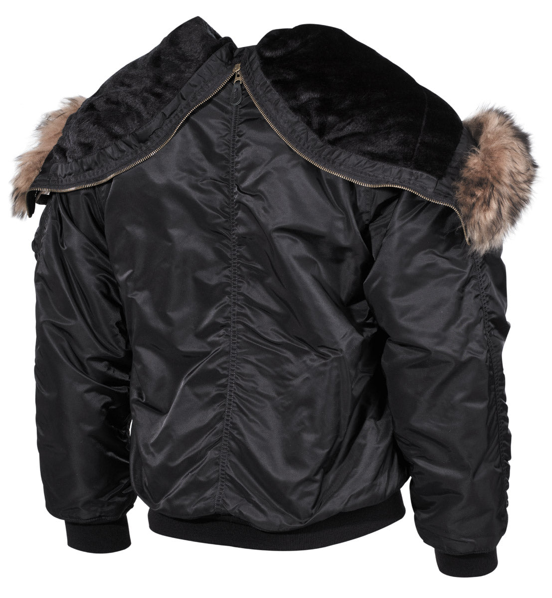 Geaca US Polar N2B MFH neagra cu captuseala groasa
