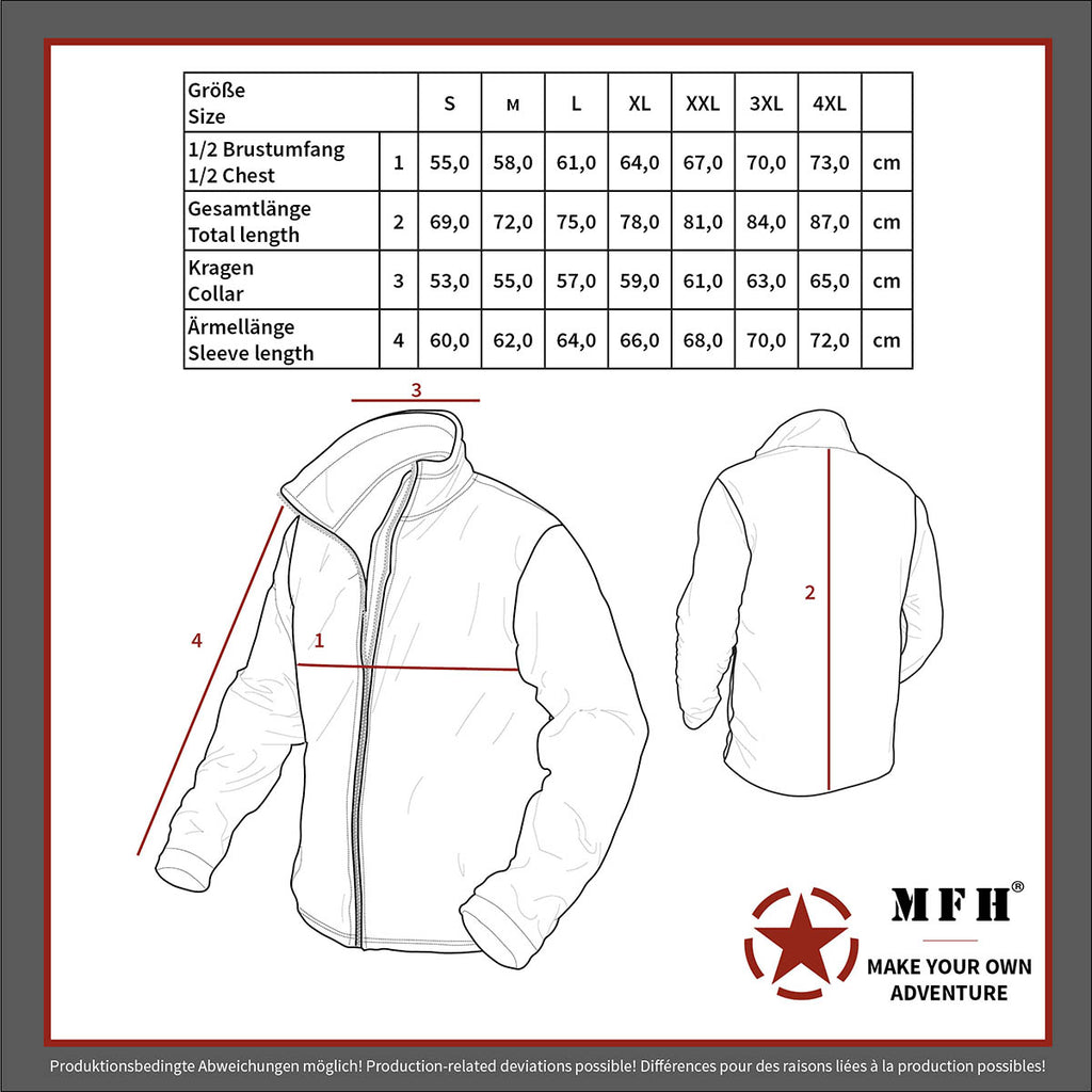 Geaca fleece Combat MFH Professional