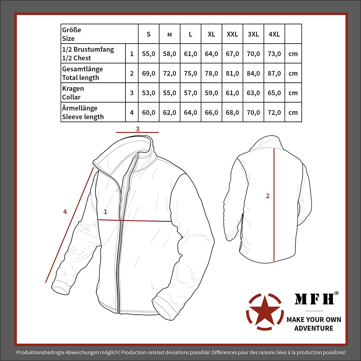 Geaca fleece Combat MFH Professional