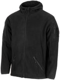 Geaca fleece tactica MFH cu gluga si fermoare YKK
