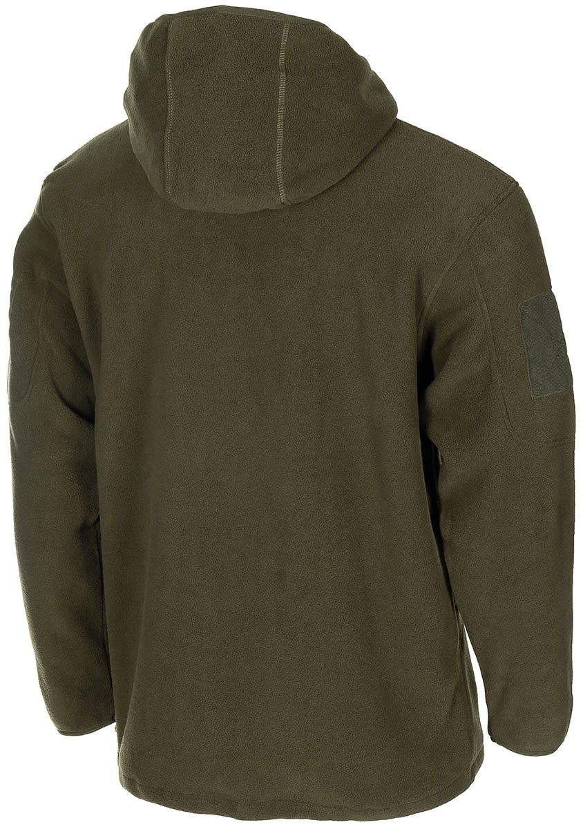 Geaca fleece tactica MFH cu gluga si fermoare YKK