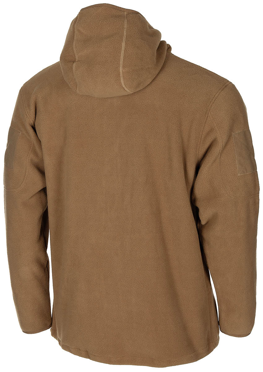 Geaca fleece tactica MFH cu gluga si fermoare YKK