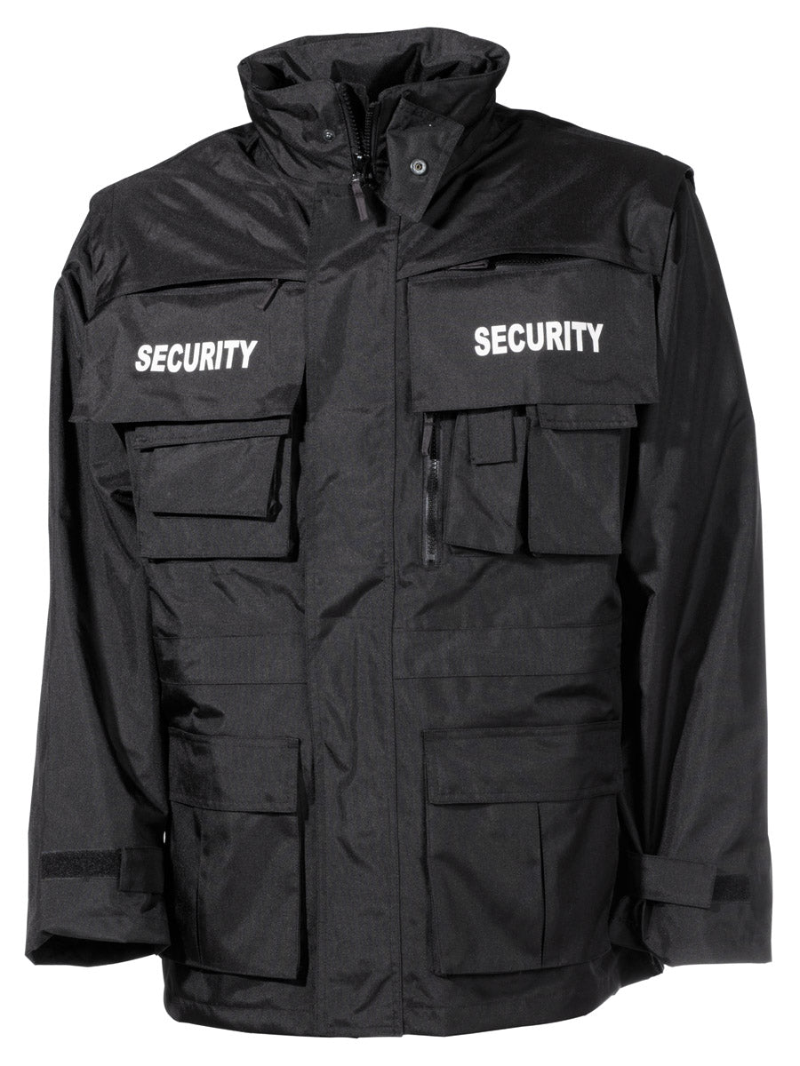 Geaca Security MFH neagra impermeabila antistatica