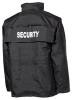 Geaca Security MFH neagra impermeabila antistatica