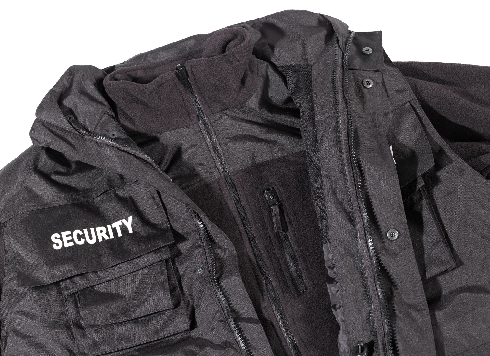 Geaca Security MFH neagra impermeabila antistatica