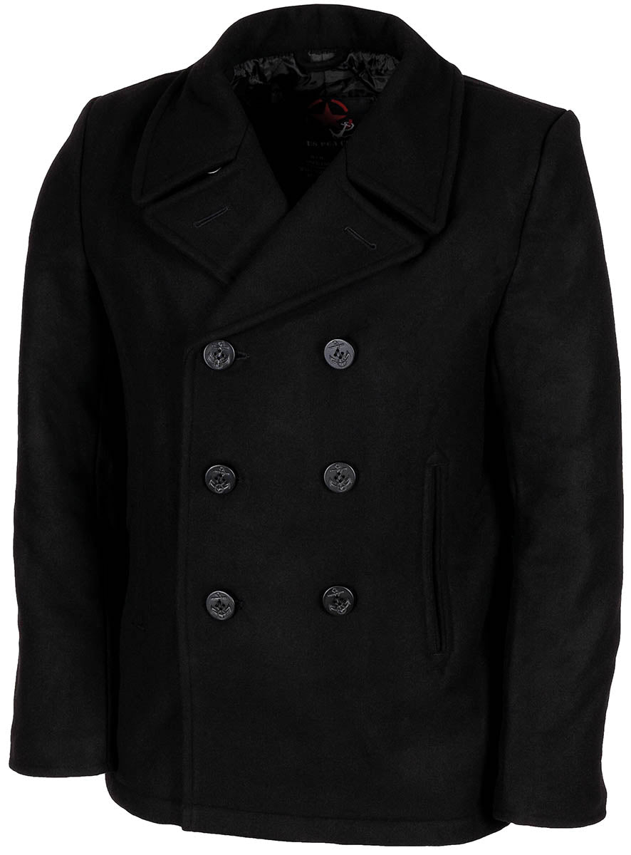 Geaca US Pea Coat MFH din lana, model clasic US Marine