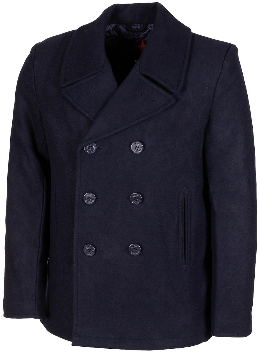 Geaca US Pea Coat MFH din lana in stil Marine