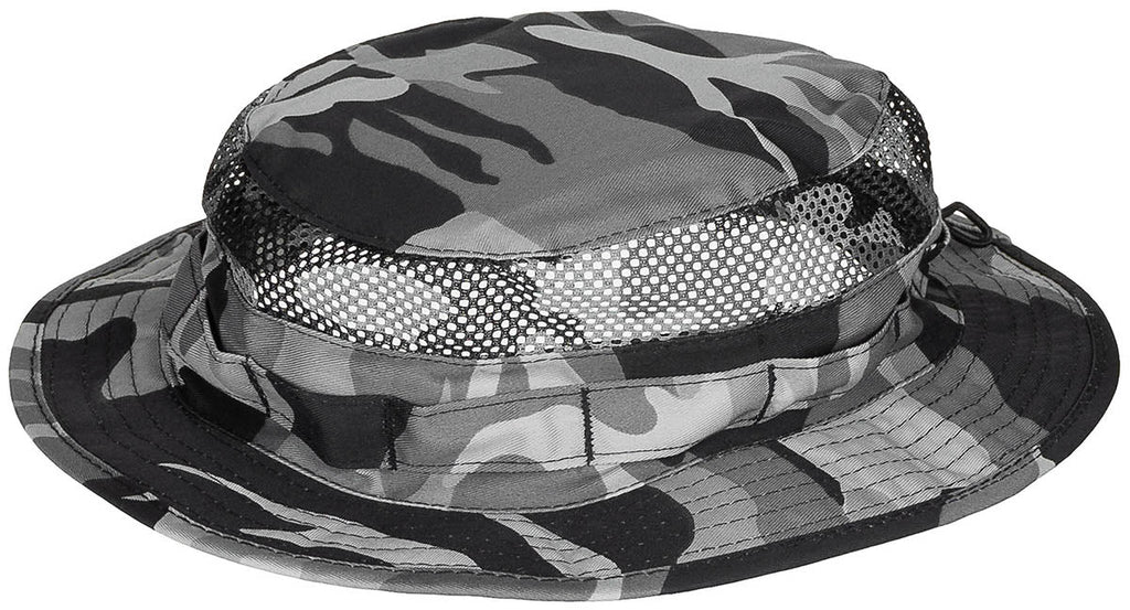 Palarie boonie Mesh MFH camuflaj gri